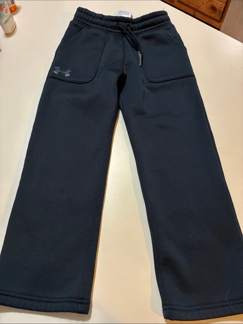 Under Armour Kids Black Fleece Jogger Sweatpants